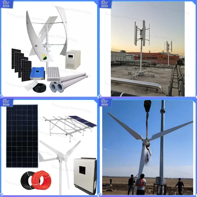 Renewable Energy Generation - 3KW 5KW 10KW Hybrid Wind Solar