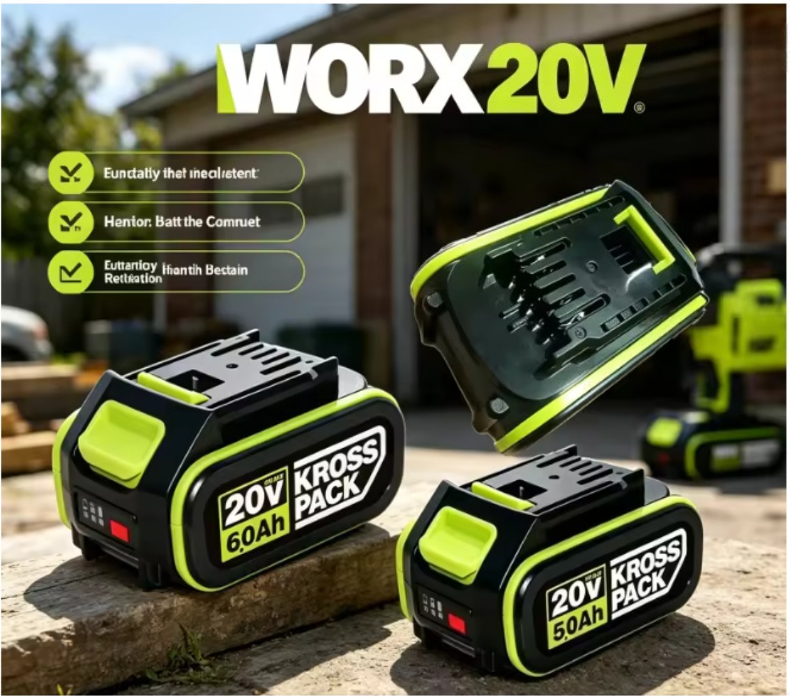 Genuine Green WORX 20V 4.0Ah P - Renewable Energy Project recension och pris