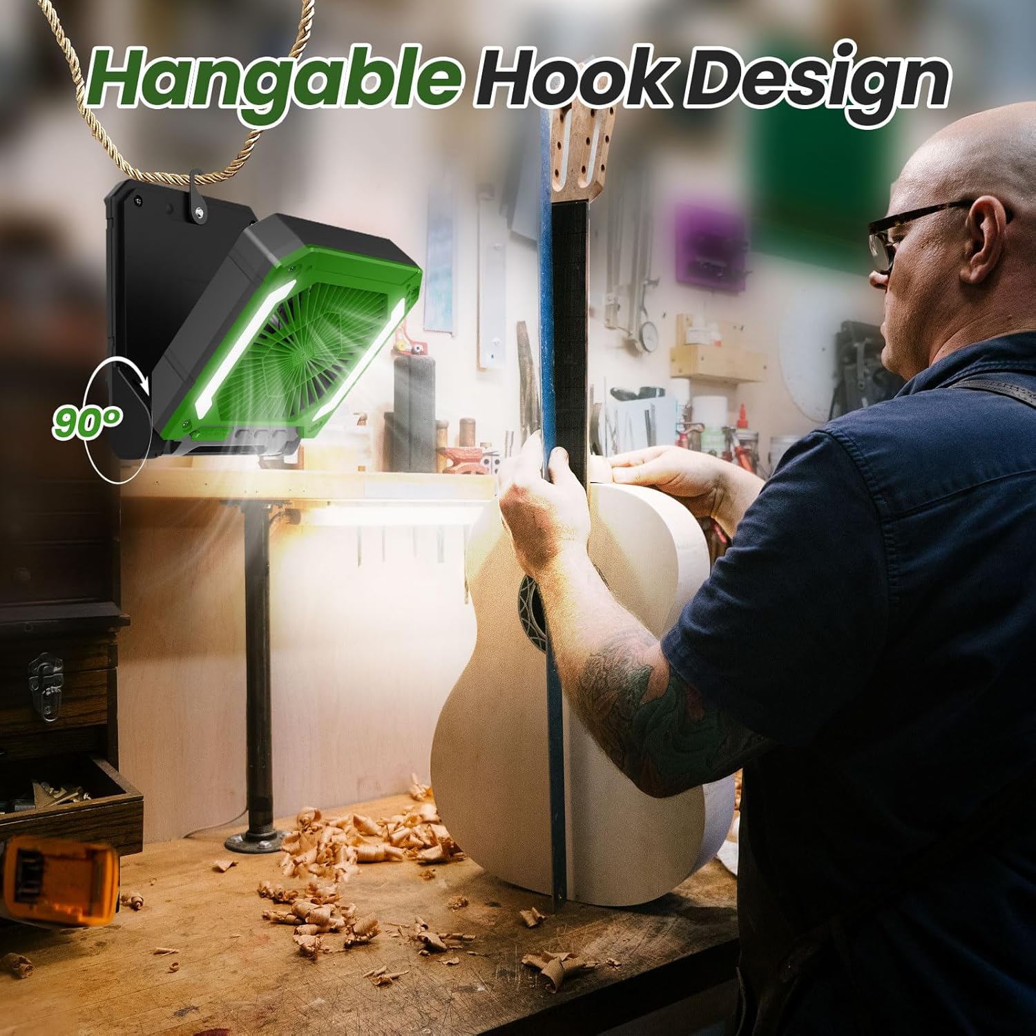 Portable Rechargeable Table Fa - Renewable Energy Fan recension och pris