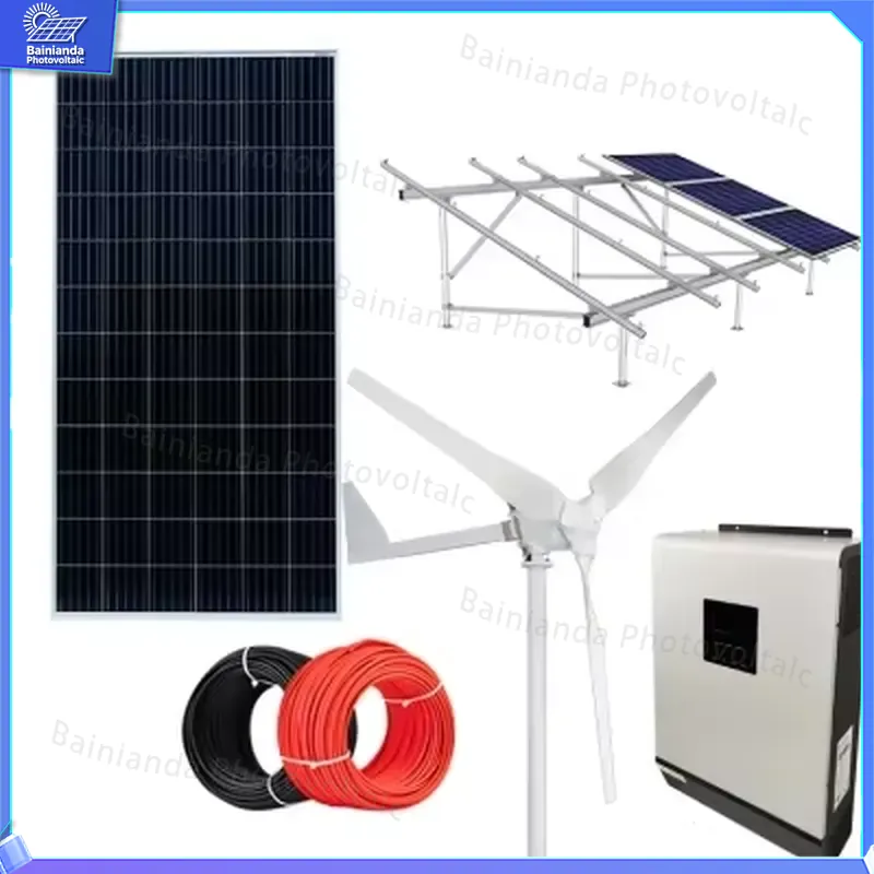3KW 5KW 10KW Hybrid Wind Solar - Renewable Energy Generation recension och pris
