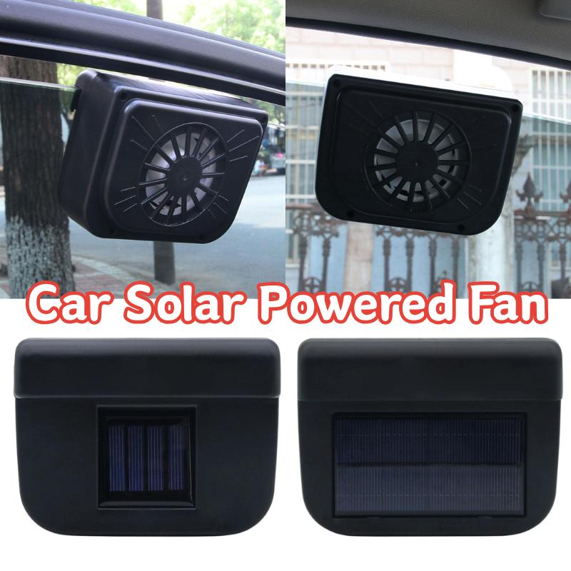 Car Solar Powered Fan USB Rech - Renewable Energy Fan recension och pris