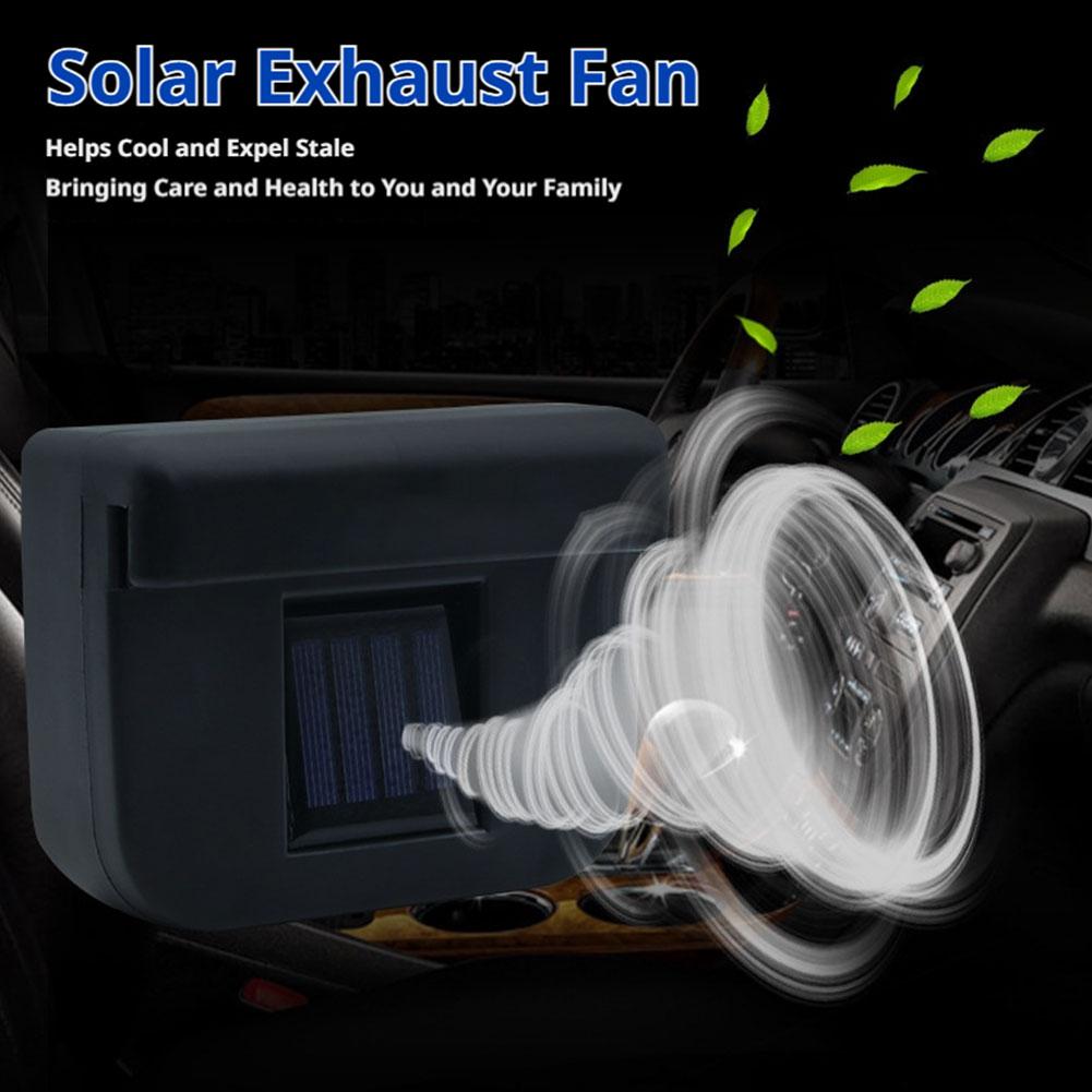 Car Solar Powered Fan USB Rech - Renewable Energy Fan recension och pris