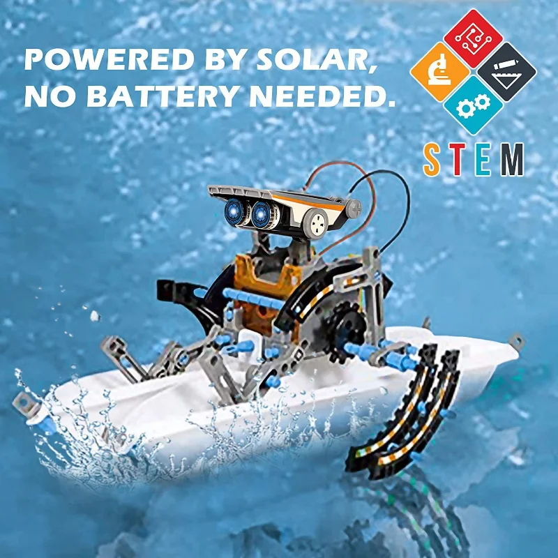 13-in-1 Solar Powered Robot Ki - Renewable Energy Kits recension och pris