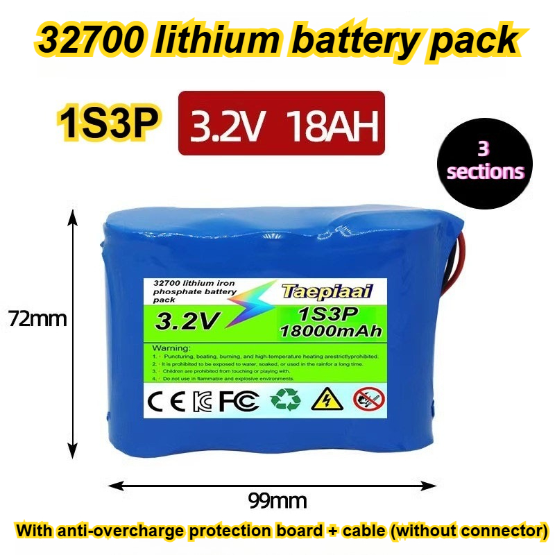 LiFePO4 Battery Pack 32700 1S1 - Renewable Energy Fan recension och pris