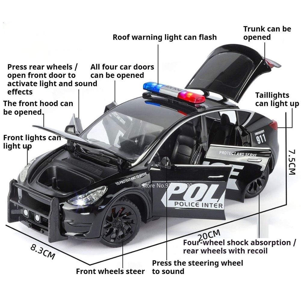 1:24 Scale Model Y Car Models  - Renewable Energy Kids recension och pris