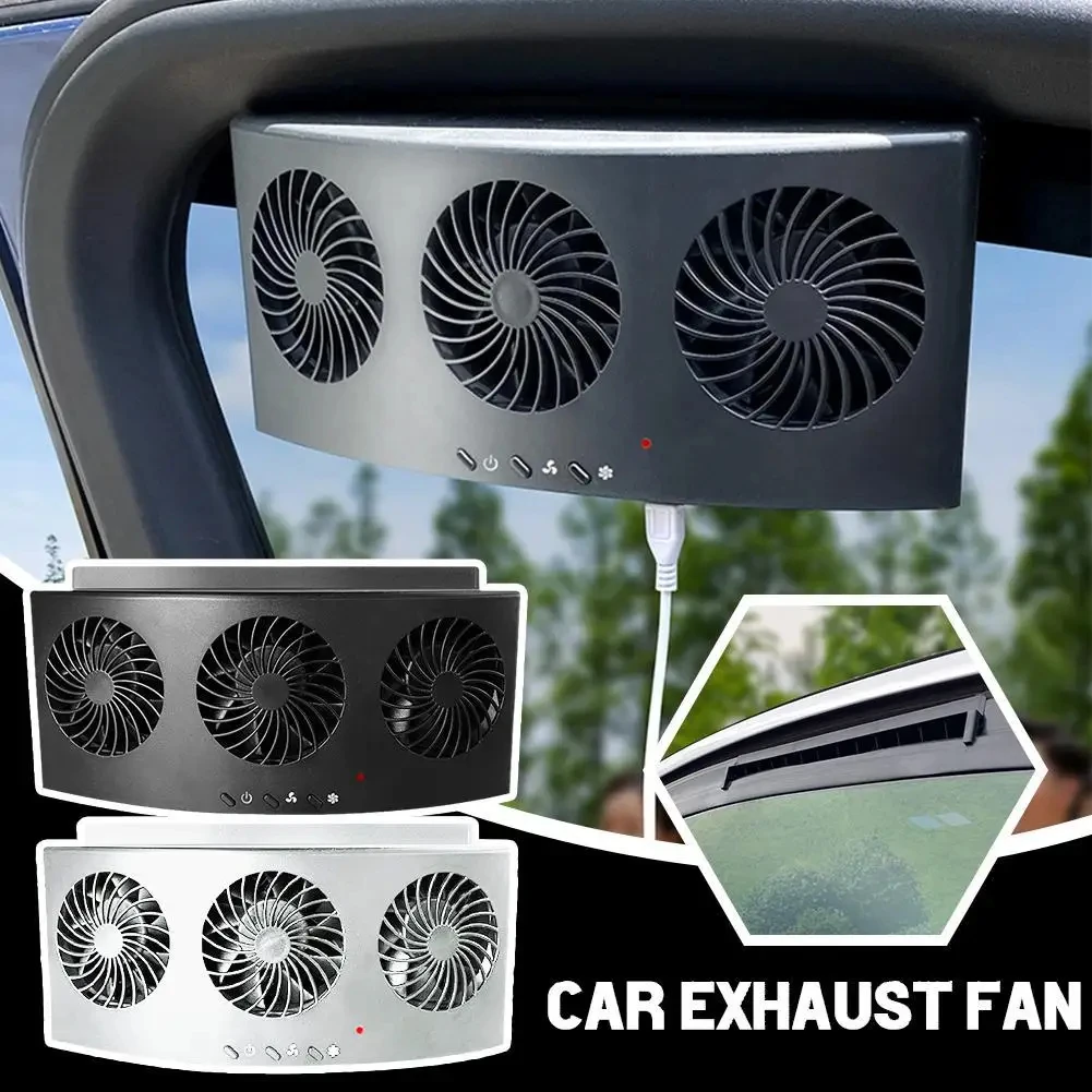 Car Exhaust Fan USB Rechargeab - Renewable Energy Fan recension och pris