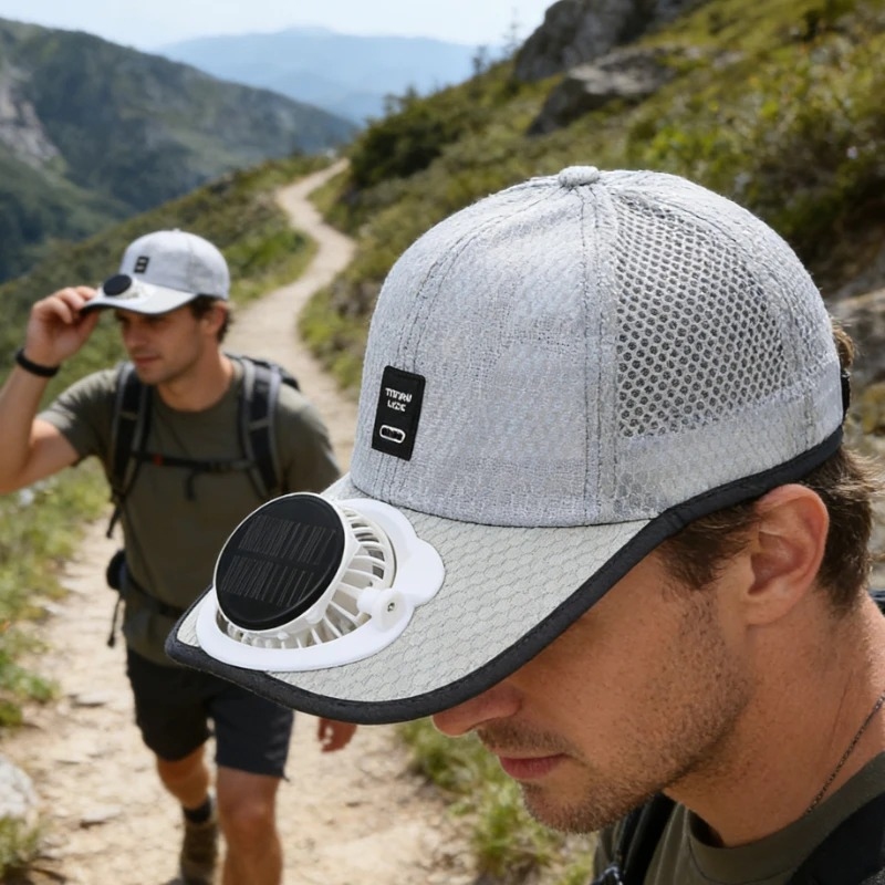 Breathable Sunhat with Solar F - Renewable Energy Fan recension och pris