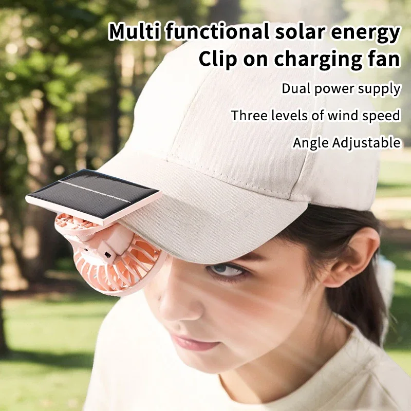 Solar Powered Clip On Fan USB  - Renewable Energy Fan recension och pris