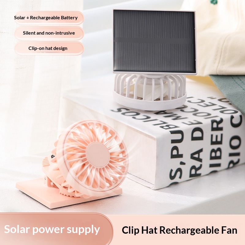 Solar Powered Clip On Fan USB  - Renewable Energy Fan recension och pris