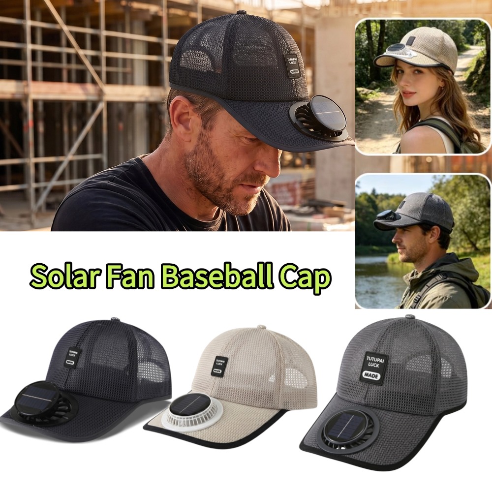 Unisex Solar Powered Fan Cap F - Renewable Energy Fan recension och pris