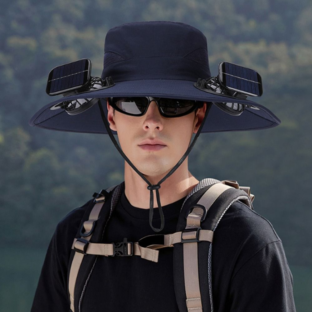 Creative Anti UV Solar Fan Hat - Renewable Energy Fan recension och pris