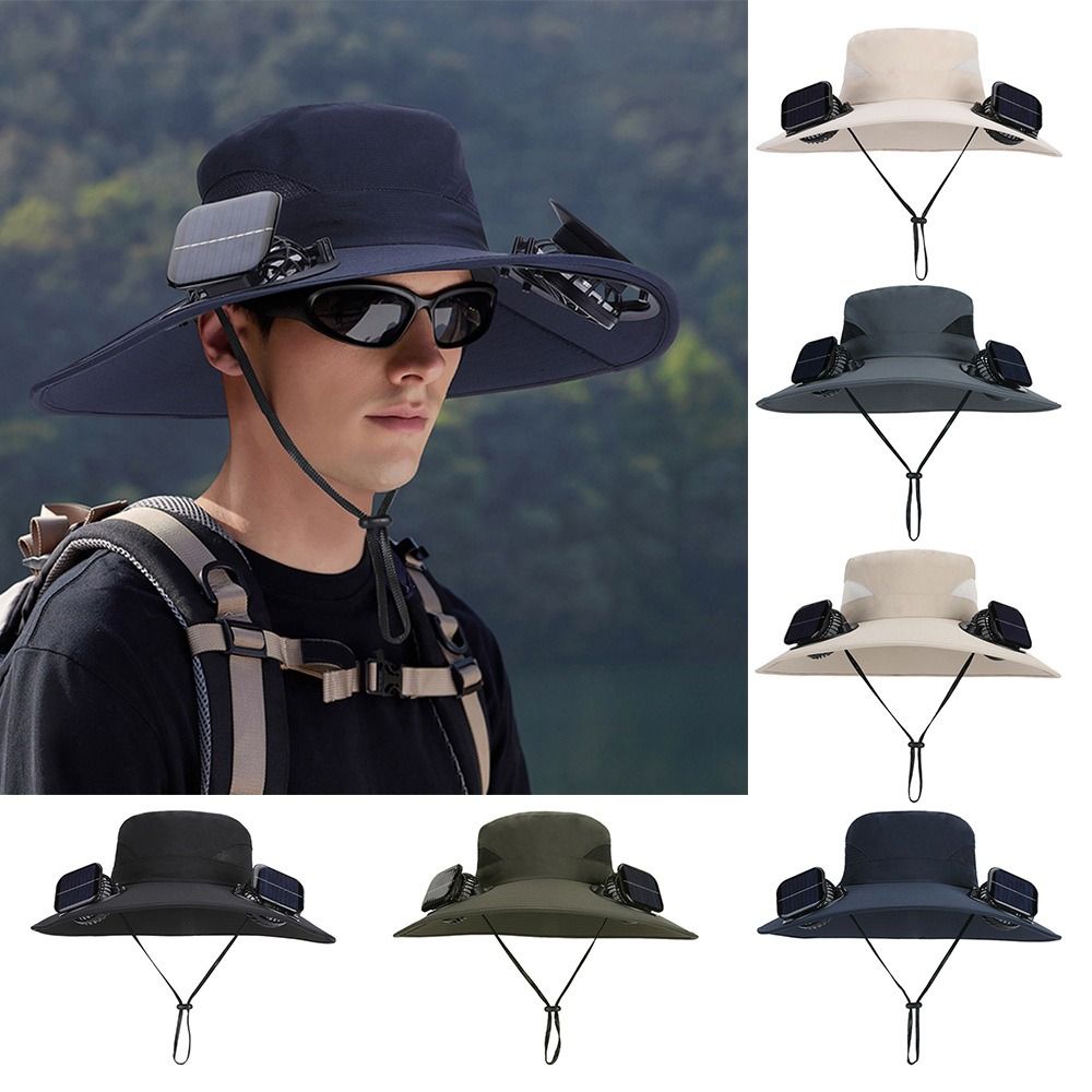 Creative Anti UV Solar Fan Hat - Renewable Energy Fan recension och pris