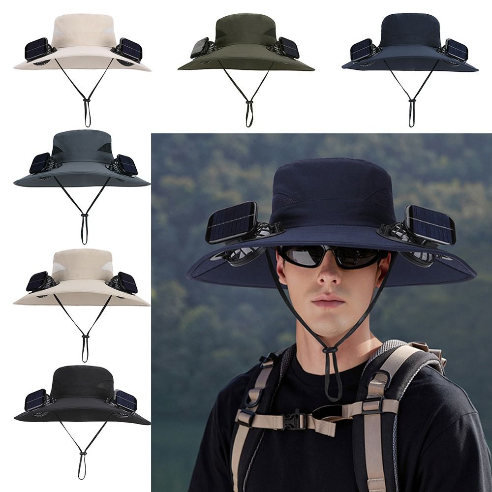 Creative Anti UV Solar Fan Hat - Renewable Energy Fan recension och pris