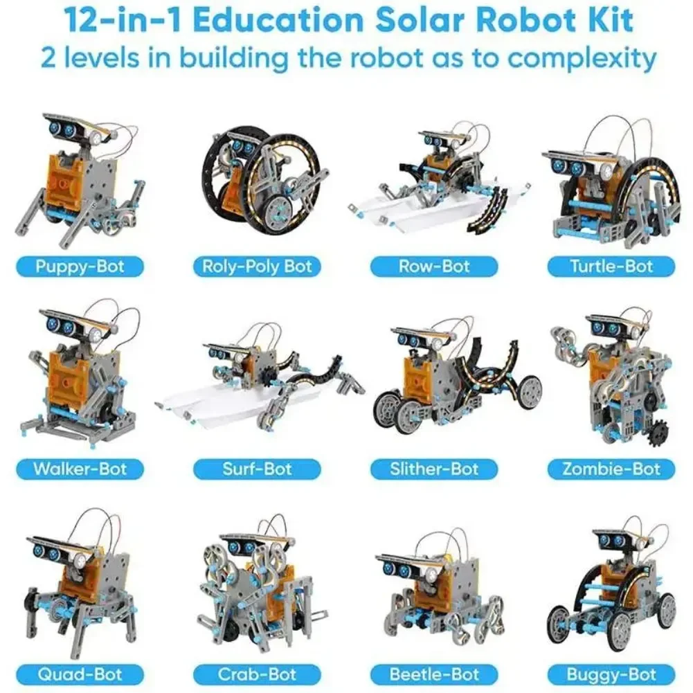 13 in 1 Solar Powered Robot Sc - Renewable Energy Kits recension och pris