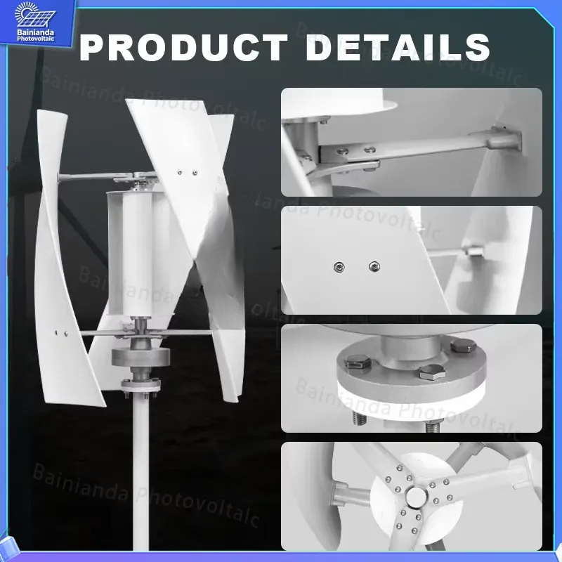 Vertical Wind Turbine Generato - Renewable Energy Generation recension och pris