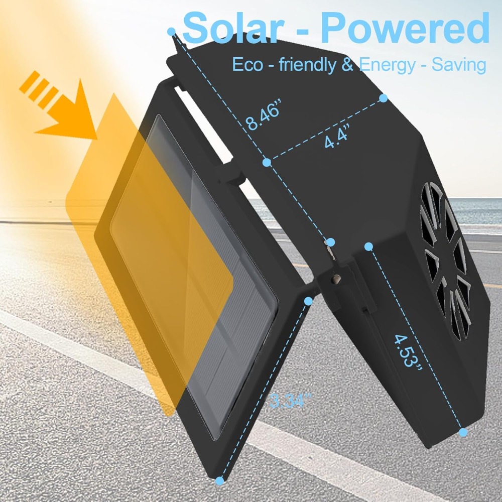 3 Head Car Exhaust Fan USB Rec - Renewable Energy Fan recension och pris